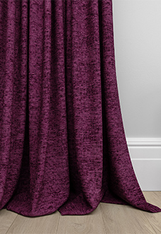 Maurice, Aubergine - Made to Measure Curtains